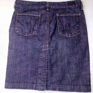 Women's Citizens of Humanity Denim Skirt Novak Stretch #358-085 - size 6/28